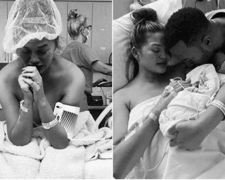 Популярният модел Криси Тейгън загуби бебето си