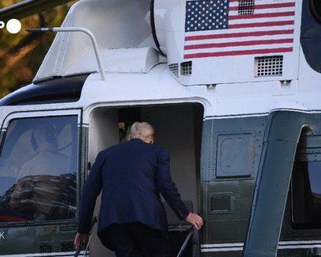 Приеха Доналд Тръмп в болница, ден след като го диагностицираха с COVID-19