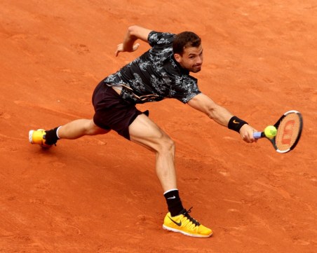 Григор Димитров отпадна от Циципас на Ролан Гарос