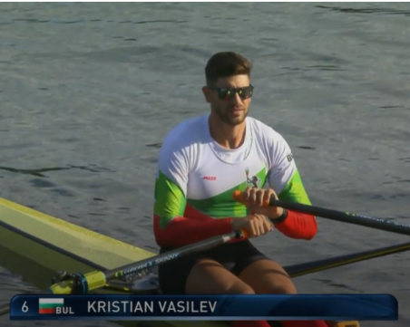 Кристиан Василев шести на европейското по гребане