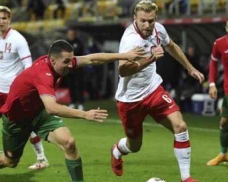 Надеждата за младежите на България за Европейско гаснат след равенство с Полша