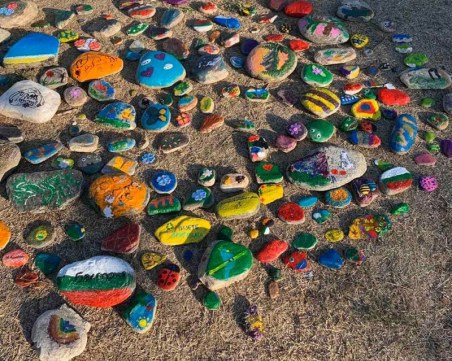 Артисти от Асеновград с екологични послания върху камъни