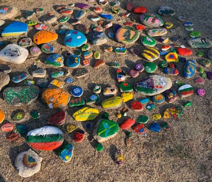 Артисти от Асеновград с екологични послания върху камъни