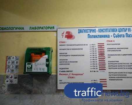 Първите дефибрилатори на обществени места у нас бяха монтирани в Пловдив