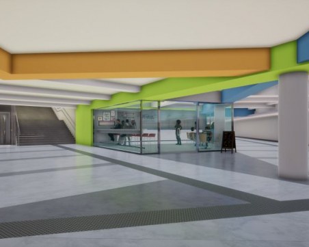 Специални цветни кодове превеждат минувачите в подлеза на Чифте баня