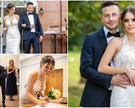 Първи официални снимки от сватбата на Демир Доган и Памела