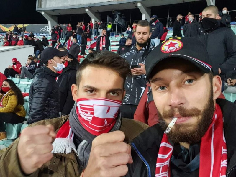 Скандалният кметски син Иван Белишки пак се прояви - похвали се, че е без маска на ЦСКА - Клуж