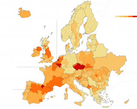 Черен сценарий: Още една страна в Европа с антирекорд на COVID-19
