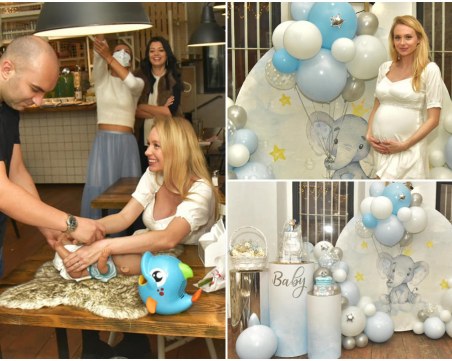 Бизнесмен от Пловдив и съпругата му с парти в чест на очакваното бебе