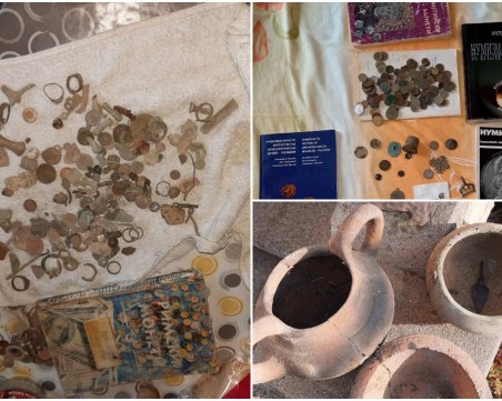 Полицията задържа 38-годишен иманяр от хисарското село Кръстевич