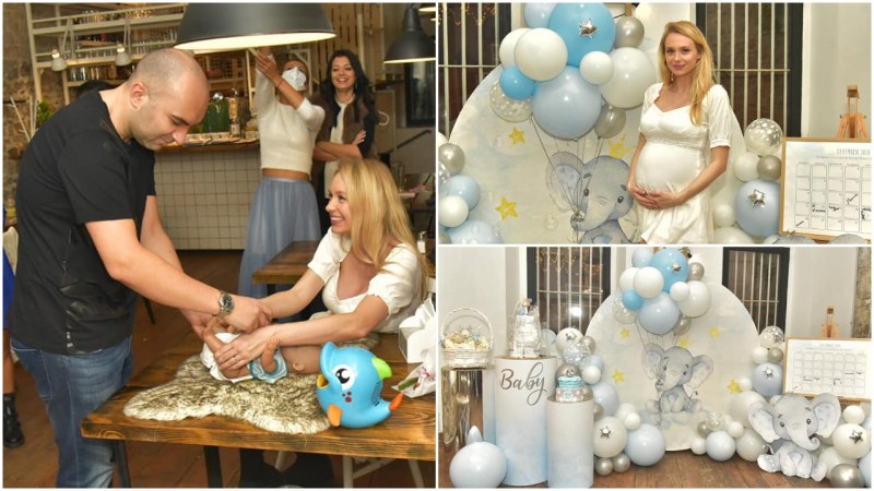 Бизнесмен от Пловдив и съпругата му с парти в чест на очакваното бебе
