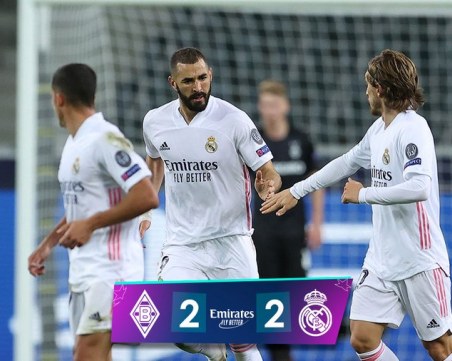 Реал се измъкна от втора поредна загуба, Байерн и Ливърпул с икономични победи