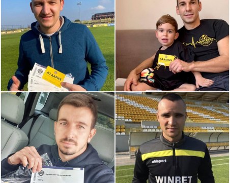 Футболистите на Ботев се включиха в кампанията 