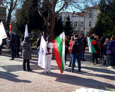 Отново блокада в центъра на Пловдив заради протест