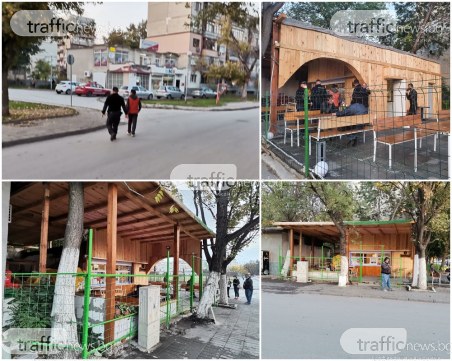 Пловдивчанин заплаши да се замозапали в заведение заради незаконен навес