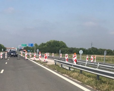 Първият етап от ремонта на магистралата край Първомай приключва до края на другата седмица