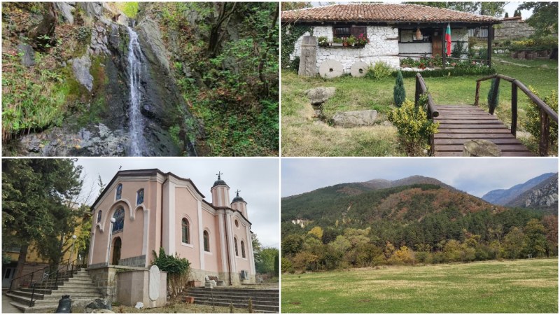 На 60 км от Пловдив: Красив водопад и пропити с история манастир и воденица