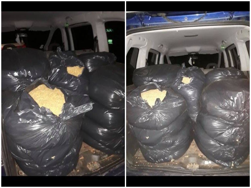 Пореден удар край Пловдив: Откриха 200 кг. контрабанден тютюн, скрит в багажник
