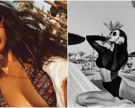 Габи Якуб събира тен на Червено море в Египет