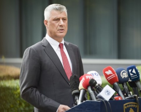 Президентът на Косово в оставка сам се е предал в ЕУЛЕКС