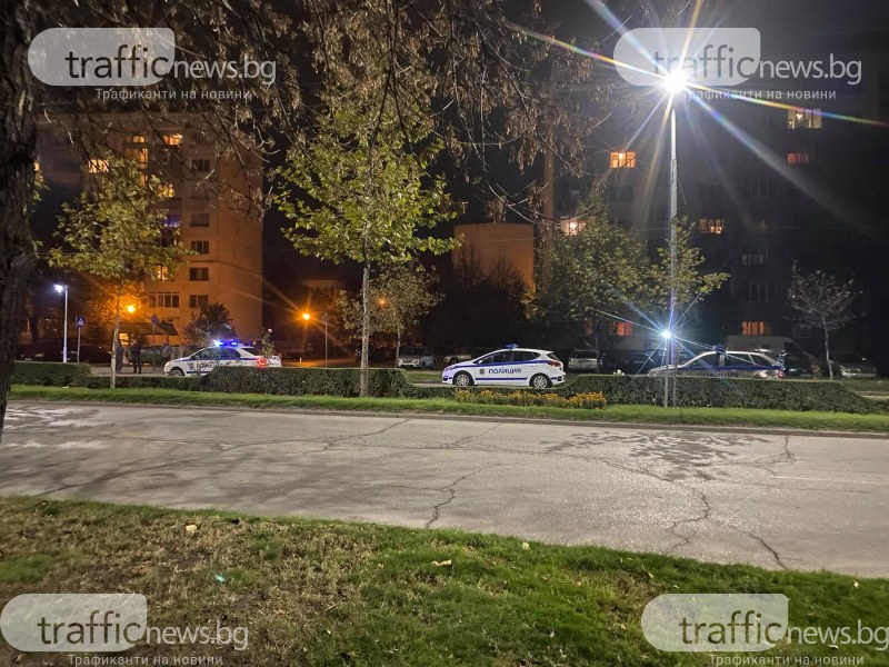 Три патрулки на пловдивски булевард след инцидент с пешеходец, той е в болница