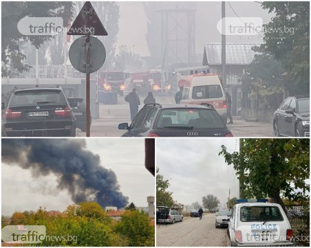 Евакуация в Катуница, гори спирт за обработка на черешите