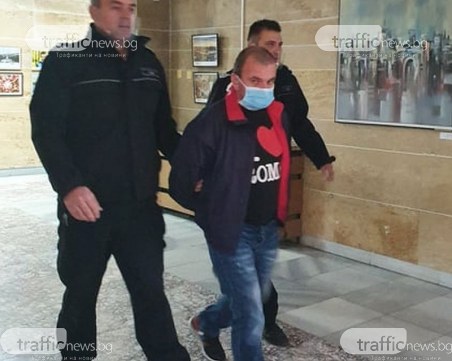 Ревнивецът Бочката, опитал да убие половинката си и съсед край Пловдив, отново пред съда