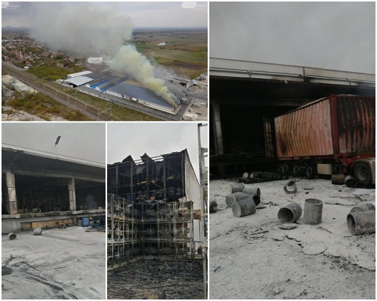 2/3 от фабриката в Катуница е унищожена от пожара, огънят е тръгнал след взрив на хипохлорид