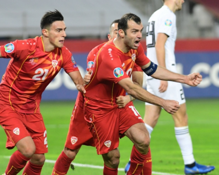 Северна Македония се класира за първи път на европейско