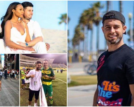 Бивш футболист от Пловдив за живота в ЛА и любовта с красива афро-американка