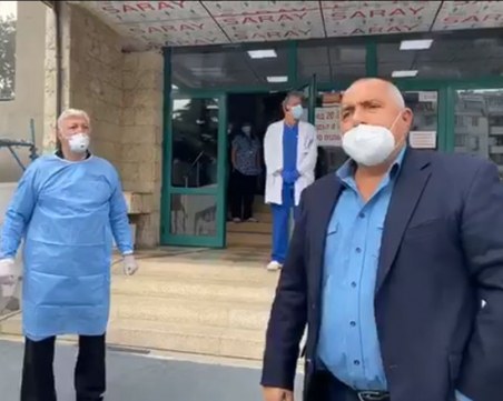 Борисов при Зико в болницата, каза на лекарите да го пускат да работи