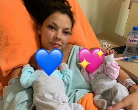 Мис България 2003 за раждането на близнаци след коронавирус