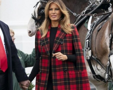 20-те най-добри зимни стайлинга на Мелания Тръмп