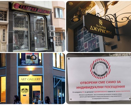 Двоен аршин! Частни галерии в Пловдив продължават да работят, а държавните са затворени