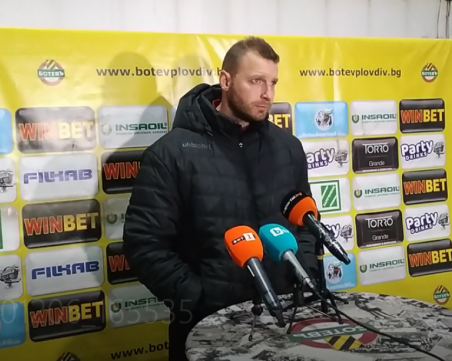 Георги Онов: Ако бяхме вкарали още в началото, мачът щеше да се развие по друг начин