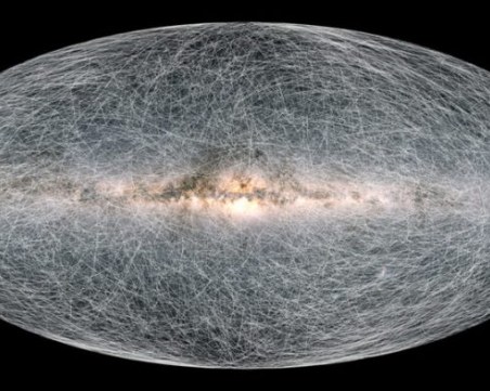 Нова галактическа карта показва локацията и движението на над 1,8 млрд обекти