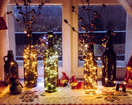 10 идеи за украса на дома ви с коледни лампички