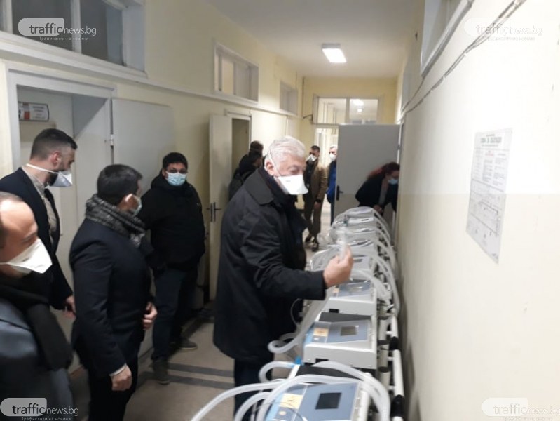 Дариха респиратори и маски за 1 млн. лева на три пловдивски болници