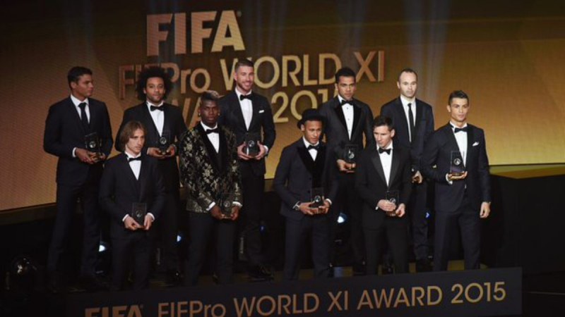 Общо 55 играчи ще се борят за идеалния отбор на ФИФА