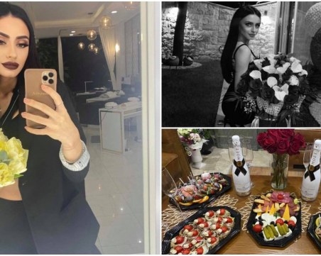 Рози, шампанско и елегантно парти за 18-ия рожден ден на Сани Чауш