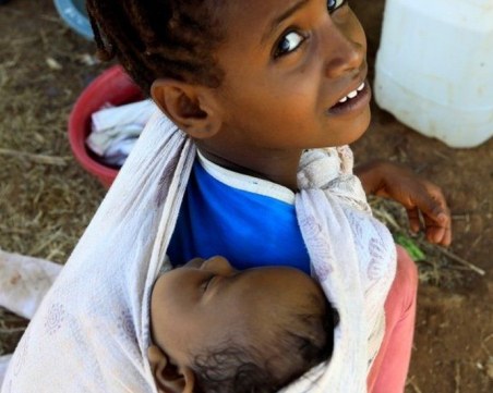 Около 2,3 милиона деца са лишени от хуманитарна от помощ заради кризата в Етиопия