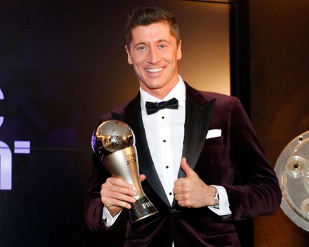 Левандовски е най-добрият играч на ФИФА за 2020 година