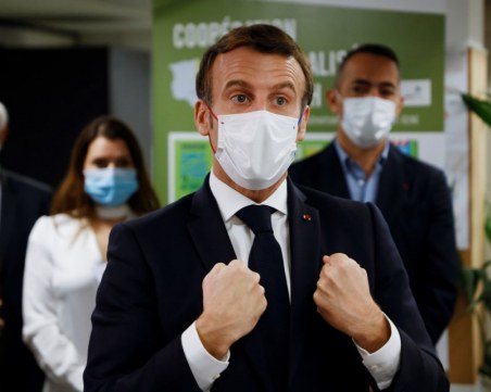 Макрон вече няма симптоми на COVID-19
