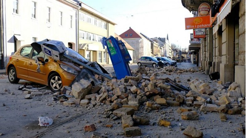Земетресението в Хърватия отне живота на минимум седем души