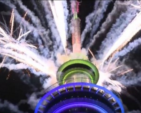 Нова Зеландия посрещна 2021 г. с пищна заря