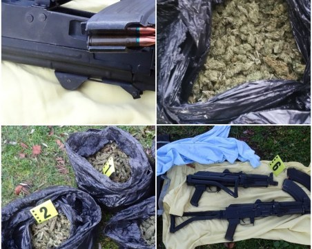 Арестуваха мъж стрелял с автомат при сделка за марихуана край Пловдив