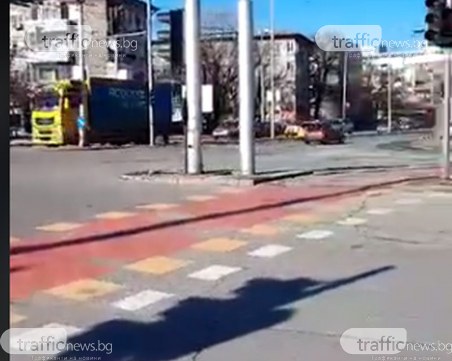 Хаос на пловдивско кръстовище заради неработещи светофари