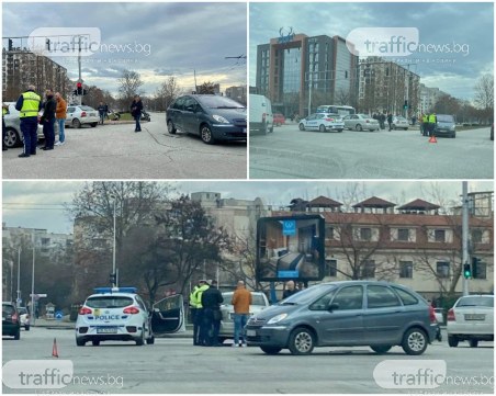 Две коли се удариха в Тракия, затапиха възлово кръстовище