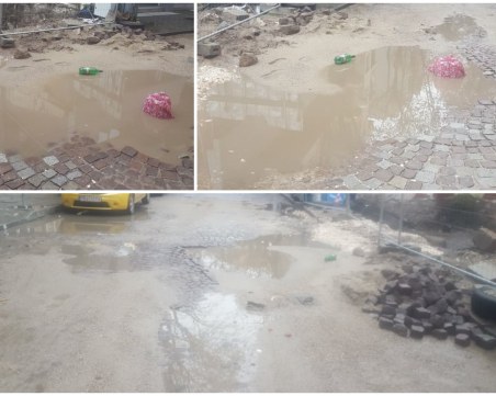 Подводен кратер дебне за нови гуми в Пловдив