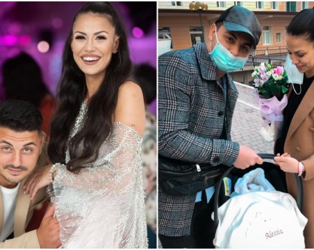 Александър Багаров-Италианеца и Дияна Вутова станах родители на момиченце